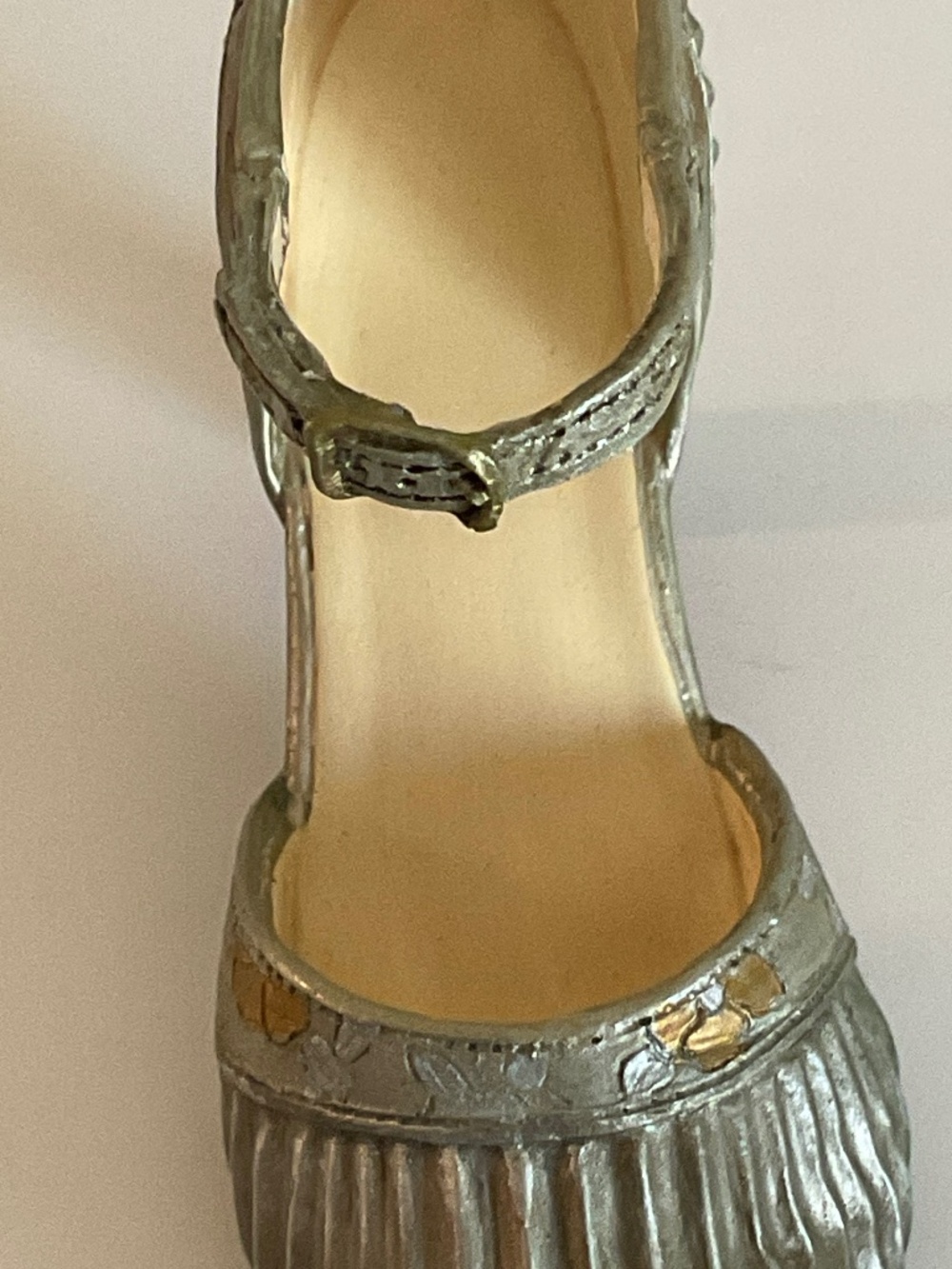 Just the Right Shoe “Sunray” by Raine Silver Miniature Shoe Sculpture W/COA 1999 - Picture 3 of 10